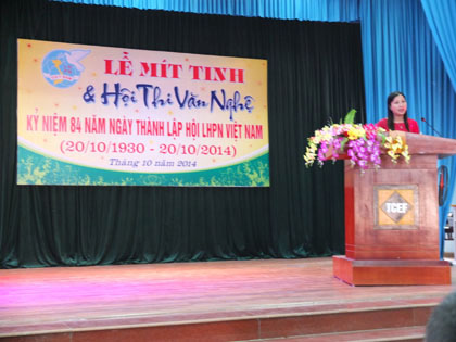 Mít tinh kỷ niệm 84 năm ngày thành lập hội Liên hiệp phụ nữ Việt Nam 20-10